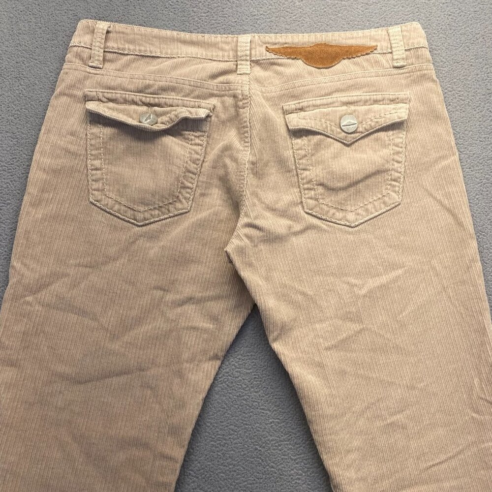 BCBGMAXAZRIA Women's Corduroy Pants Size 29,Beige,Stretch - Picture 9 of 14